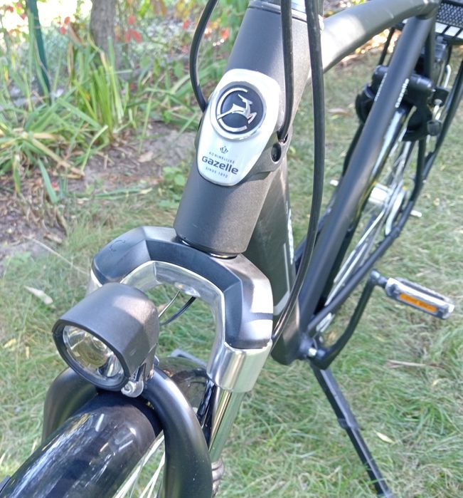 Rower holenderski Gazelle Orange C7+ czarny mat 61