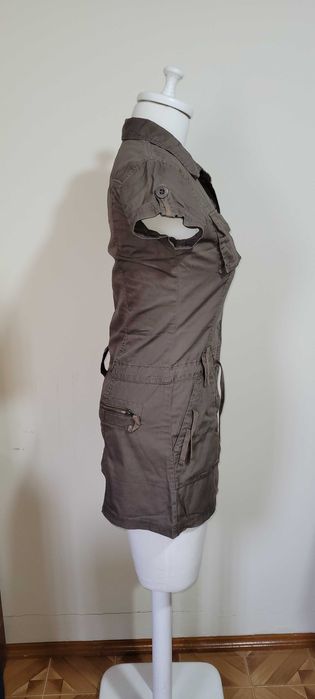 Colete  verde escuro de senhora