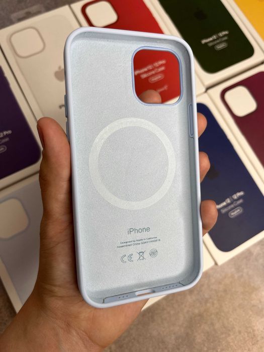 Чохол Silicone Case MagSafe Animation iPhone 12 12 Pro Max чехол айфон