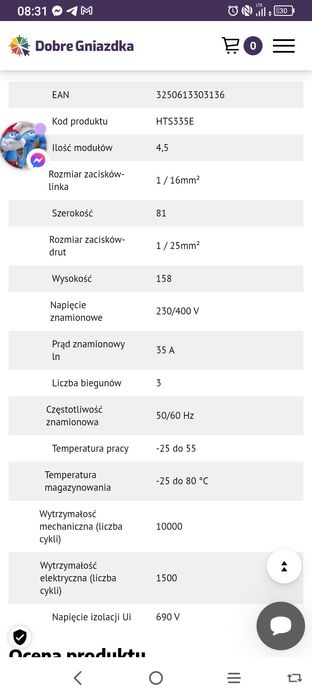 Bezpieczniki Selektywny hager