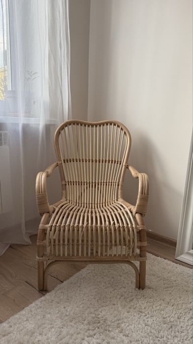 Fotel LISELEJE  jysk, boho, ratanowy, krzesło