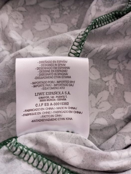 Vestido Floral Made in Spain Tamanho M