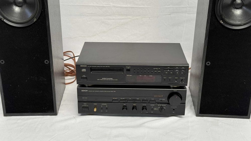 Wieża zestaw Denon HI-FI Made in Germany + kolumny Dali 104