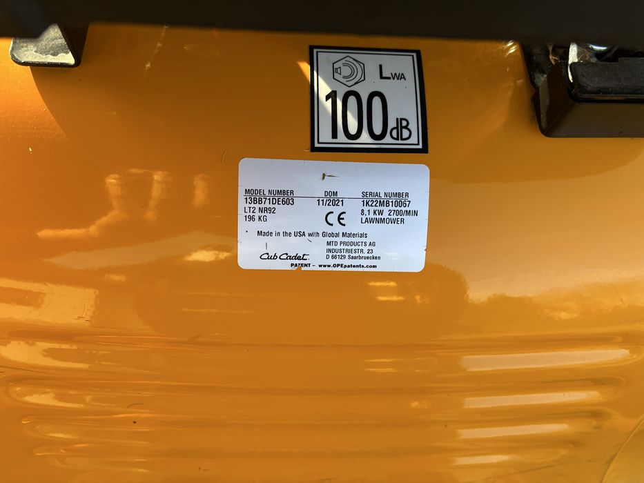 Kosiarka Traktorek Cub Cadet LT2