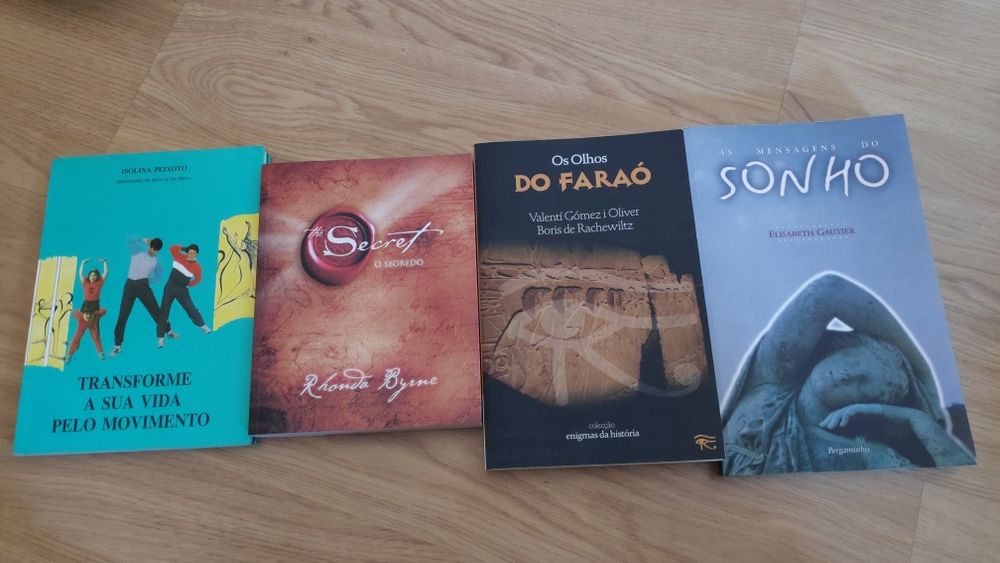 Vários livros em português