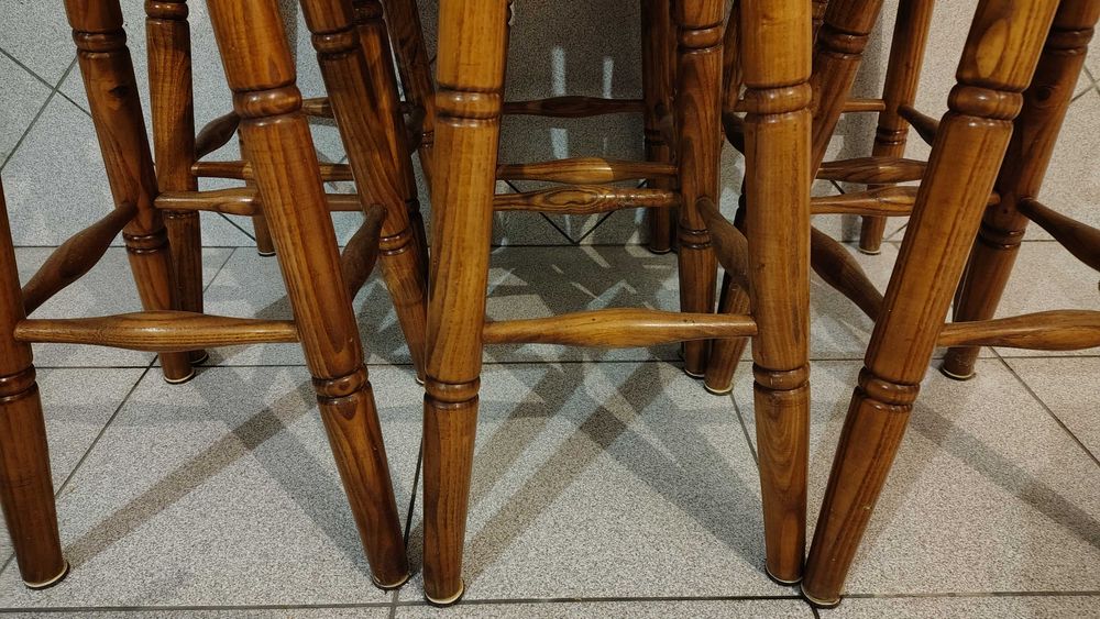 Conjunto de 6 bancos para bar como NOVOS