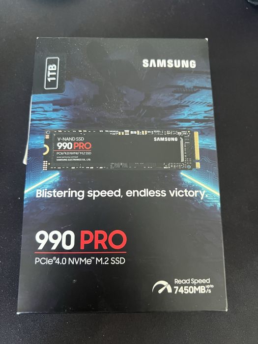 Samsung 990 PRO 1TB PCIe 4.0 NVMe M.2 SSD з гарантією