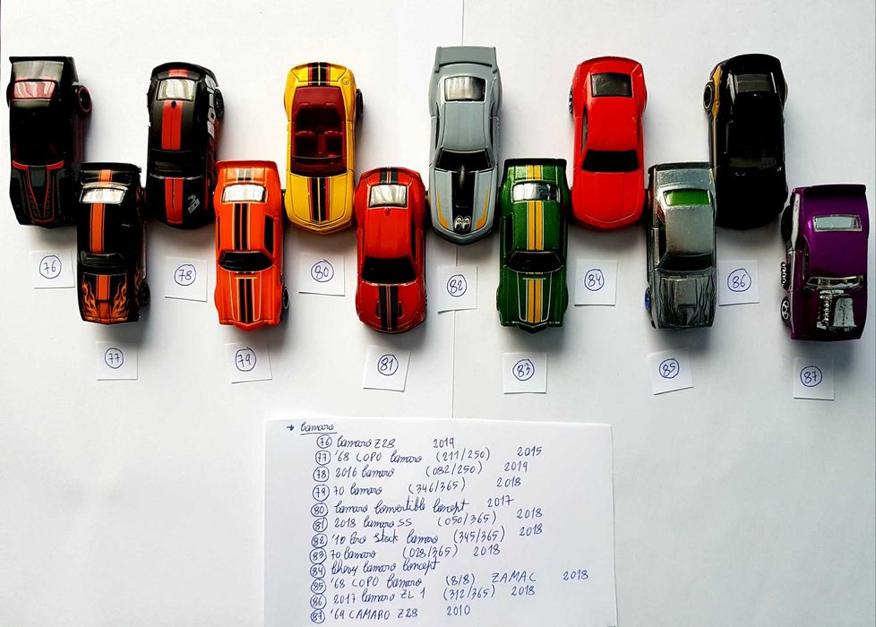 Hotwheels da Chevrolet  e Jeep