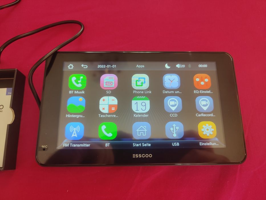 ESSGOO CarPlay android auto Player 743CP