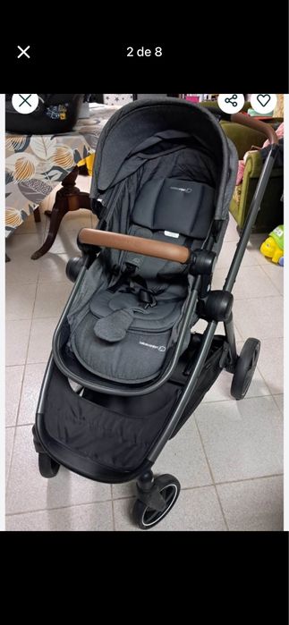 Duo Bebeconfort + base isofix + cadeira auto Bebeconfort