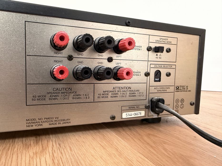 Wzmacniacz Harman Kardon PM650 VXi lata 80-te Japonia