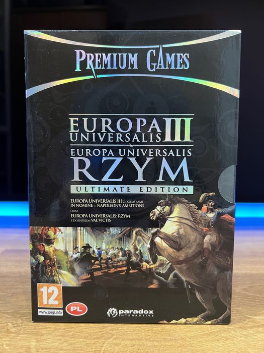 Europa Universalis III 3 + Rzym (PC PL 2009) wydanie Premium Games