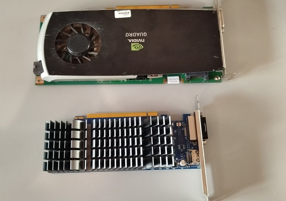 NVIDIA quadro 1gb e NVIDIA GT 1030 2 Gb DDR 5