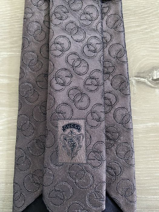 Krawat jedwabny Gucci