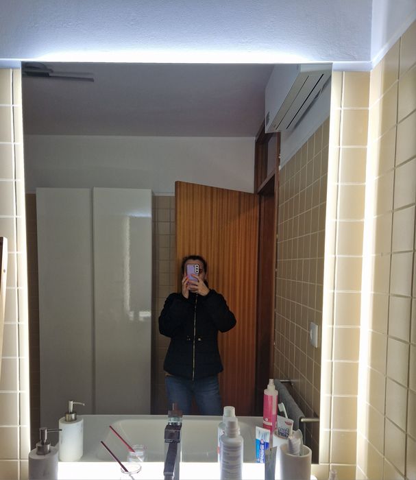 Vendo espelho com luz Led