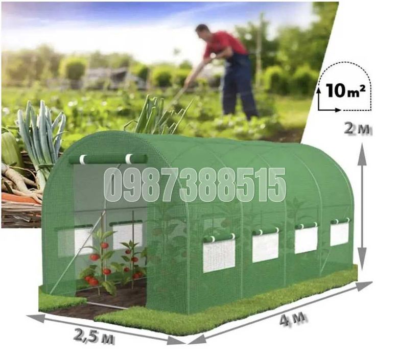 Теплица садовая парник‼️Ассортимент‼️ 3 на 6м 10м 18м каркас пленка ‼️
