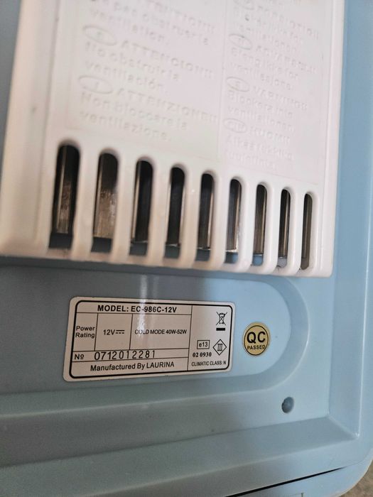 Geleira Campilex elétrica de campismo