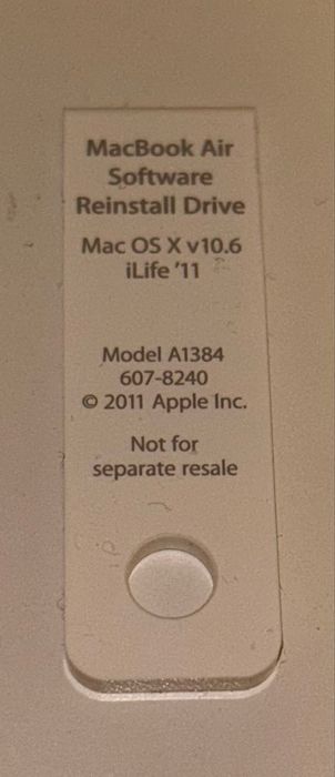 Mac OS 10.6 Snow Leopard dla Mac Book Air pen drive