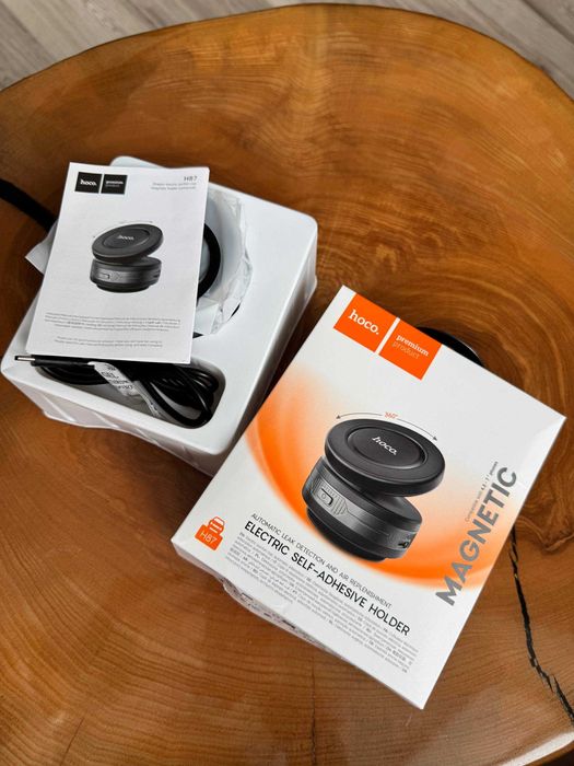 Електро-магнітний тримач для телефону HOCO H87/100mah