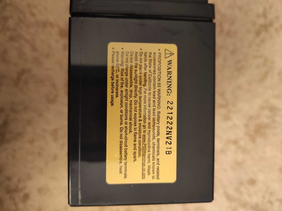 Акумулятор AGM CSB GP 1272 F2  12v 7ah нові та б.в