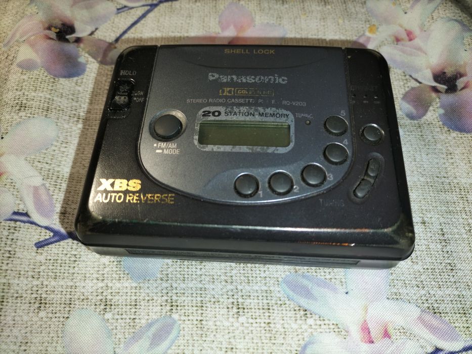 Reprodutor de cassetes Panasonic RQ-V203