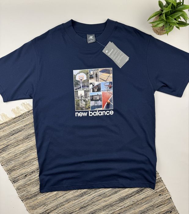 Футболка New Balance Hoops Graphic Blue