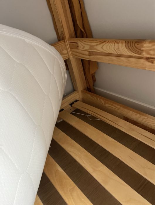 Cama formato casa 160x80 100% madeira UE e colchão