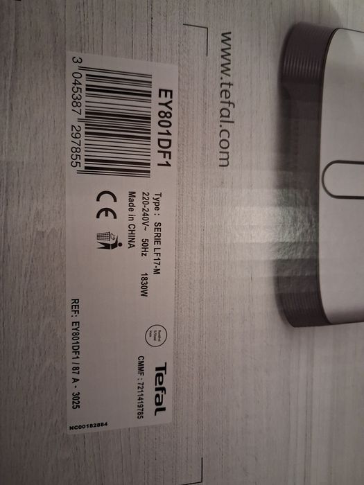 Tefal Easy Fry & Grill XXL model EY8