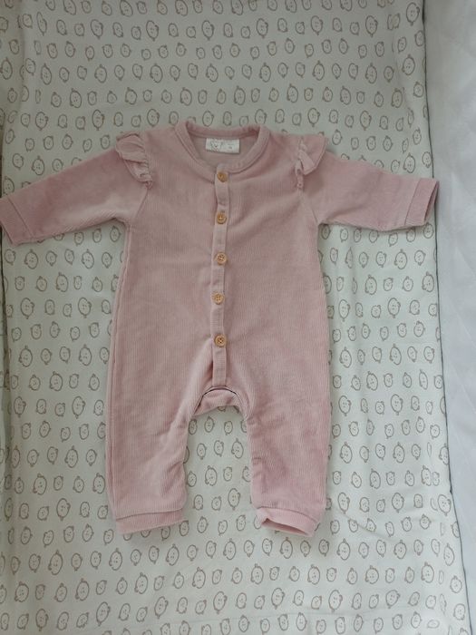 Новий вельветовий дитячий комбінезон ромпер чоловічок боді 56 розмір