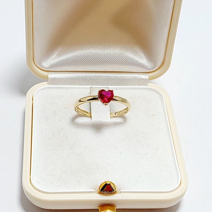 Pierścionek złoty 585 roz 10