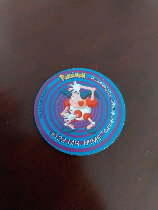 Tazo Pokémon 2, 122 Mr. Mime Nº128, vintage, raro