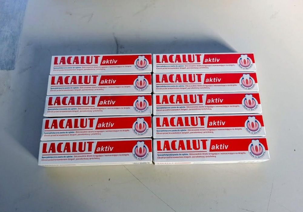 Lacalut Activ Pasta do zębów 75 ml. 10 szt.