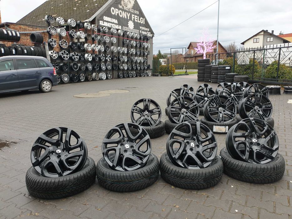 Felgi aluminiowe Renault 17" 4x100 6,5j et40 Dacia Skoda Vw itp.