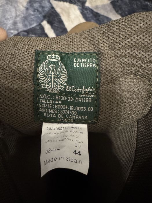 Берці FAL Bota de Campaña Ligera, армія Іспанії, нові, 44 р.