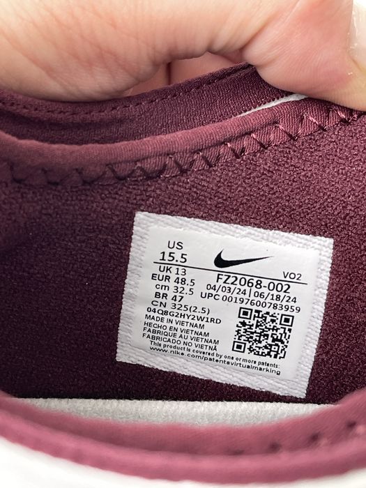 Оригинал Nike Air Max Sunder Burgundy Crush (FZ2068 002) найк sndr