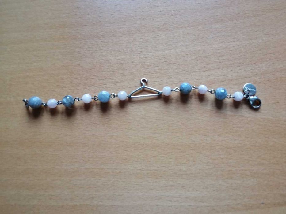 Bransoletka naturalne kamienie wieszak meLike