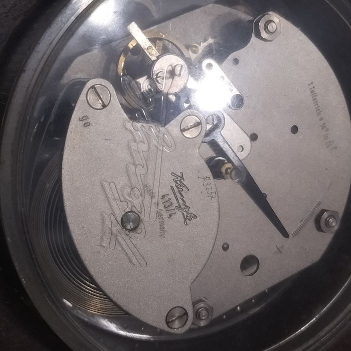 Zegar wiszący mechaniczny Kienzle Schwebegang lata 60