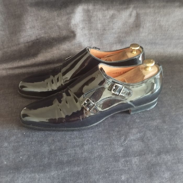 Santoni  мужские туфли монки
