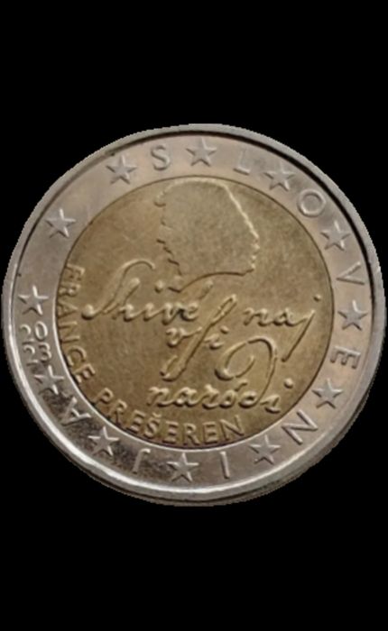 Moeda de 2 € da Eslovénia do ano 2023