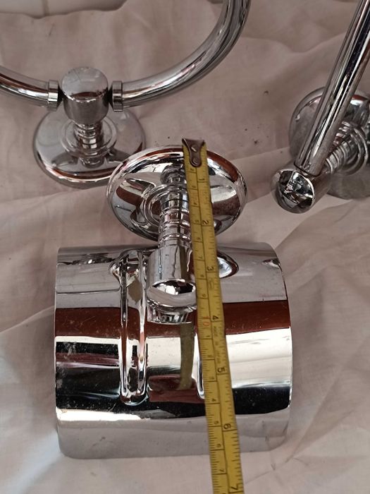 Conjunto em inox para WC de 4 peças