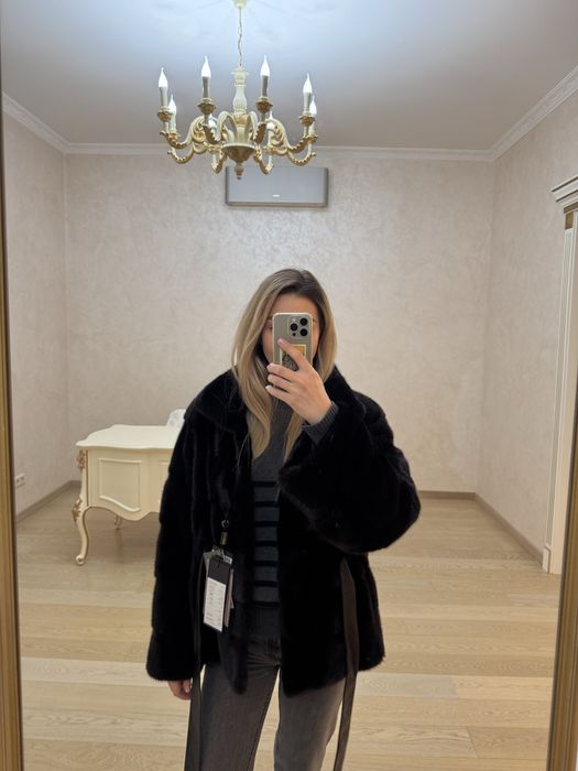 Новая шуба из норки| бренд Manakas| размер L