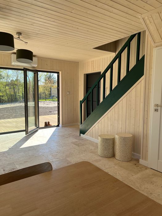 Domek na zgłoszenie całoroczny 40m2 z piętrem, dwie sypialnie