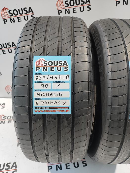 2 pneus semi novos 235-45R18 Michelin - Oferta dos Portes