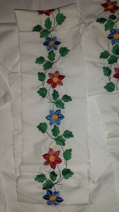 Тканина батист, вишиті батистові вставки