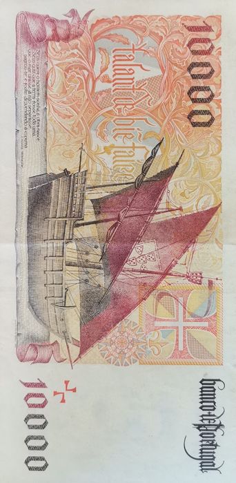 Nota de 10000 escudos chapa 2 - 10 Julho de 1997 - Infante D. Henrique