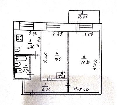 Продам 2-х кімнатну квартиру в районі 44 квартала