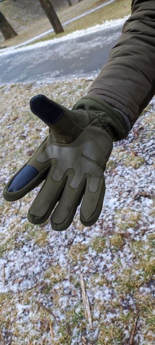 Зимові тактичні рукавиці ОПТ перчатки на меху флис зсу тактические зим