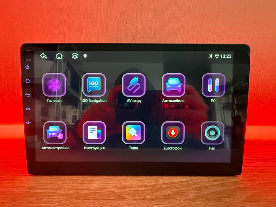 Магнитола 10" 4/64гб на 8 Ядер с 360° с СимКартой 4g Карплей и Андроид