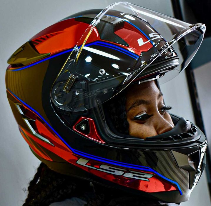 Capacete NOVO LS2 Challenger Carbon/Kevlar (40% DESCONTO) Tam S