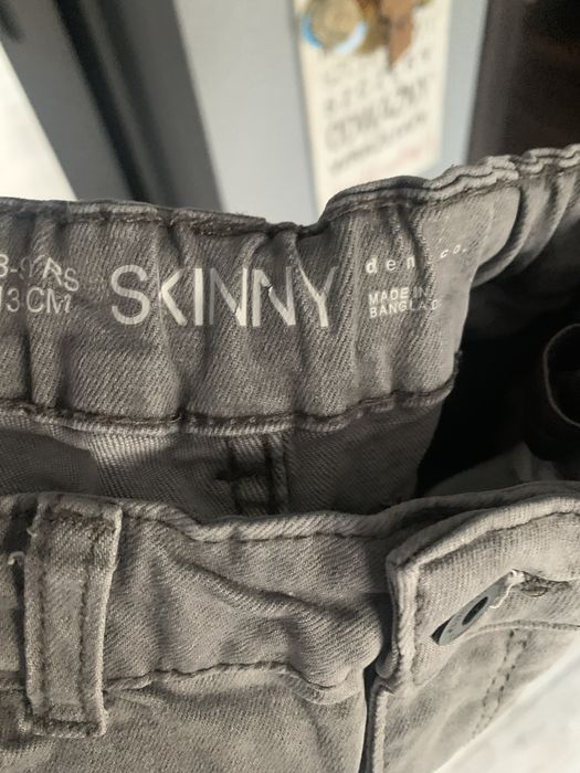 Spodnie jeansy skiny rozm.134
